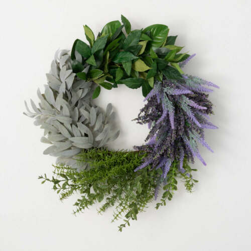 Lavender Herb Wreath Artificial