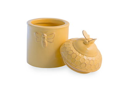 Honey Bee Ceramic Jar