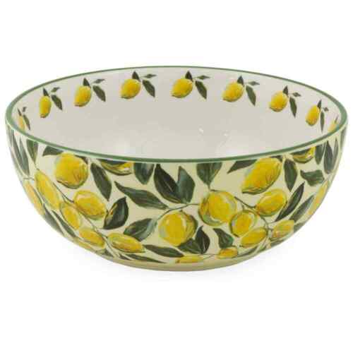 Lemon Salad Bowl Ceramic