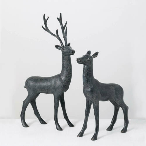 Deer Figurines Set of 2 Tabletop